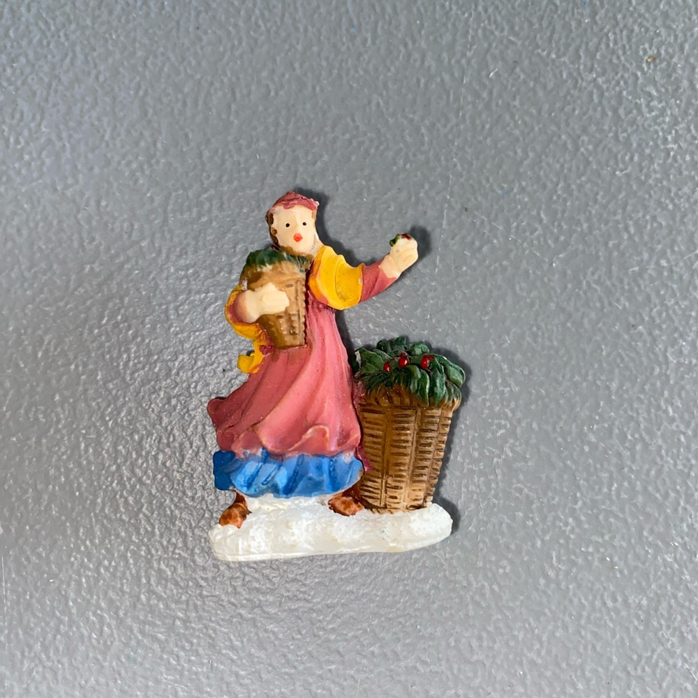 Holiday Colorful Figurine with Basket